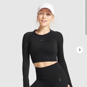 Flex sports long sleeve crop top